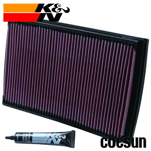 ボルボS60 2.3 T-5 2.4T 2.4 2.5T RB型 エアーフィルター / エアーエレメント 純正交換スポーツタイプ 33-2176 K&N