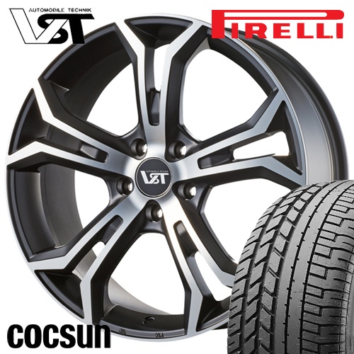 ボルボV90CC PB/PD型 サマータイヤ ピレリ P-ZERO PZ4 235/50R19 VST-PLS 19インチ 4本セット